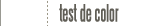 Test de color